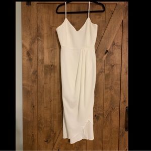 Lulus White Midi Dress